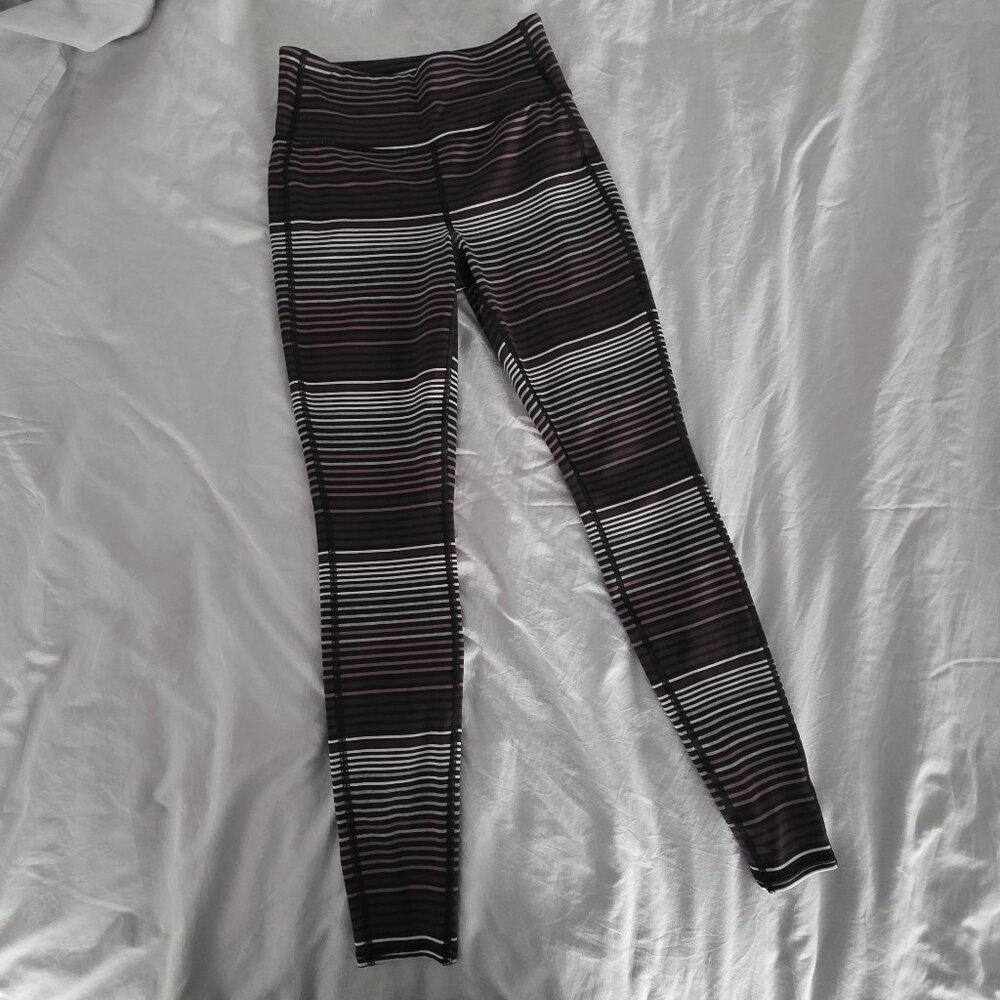 Athleta Women's leggings stripes,  Size S
